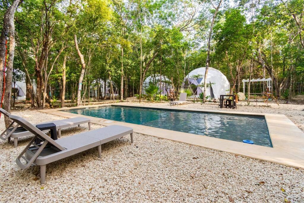 Glamping Mayan Glam Tulum Exterior foto